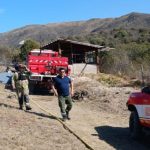 Incendio en La Falda: detienen a tres hombres