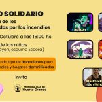 Huerta Grande: Evento solidario en el Polideportivo para ayudar a los damnificados por los incendios