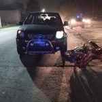 Accidente en Bialet Massé: Auto Chocó a Motociclista con un Niño, Sin Lesionados